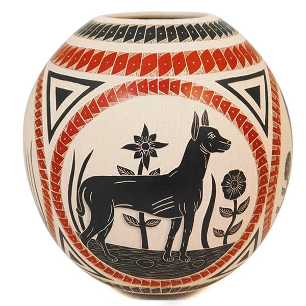 Adrian Corona: Pre-Columbian Xolos Olla Mata Ortiz Pottery