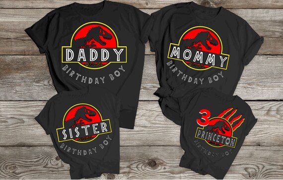 jurassic park family shirts
