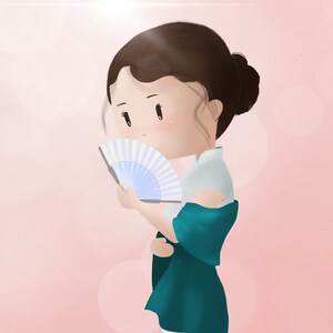 Ilustración de dibujos animados personalizada de retrato, retrato de dibujos animados imprimible, regalo personalizado