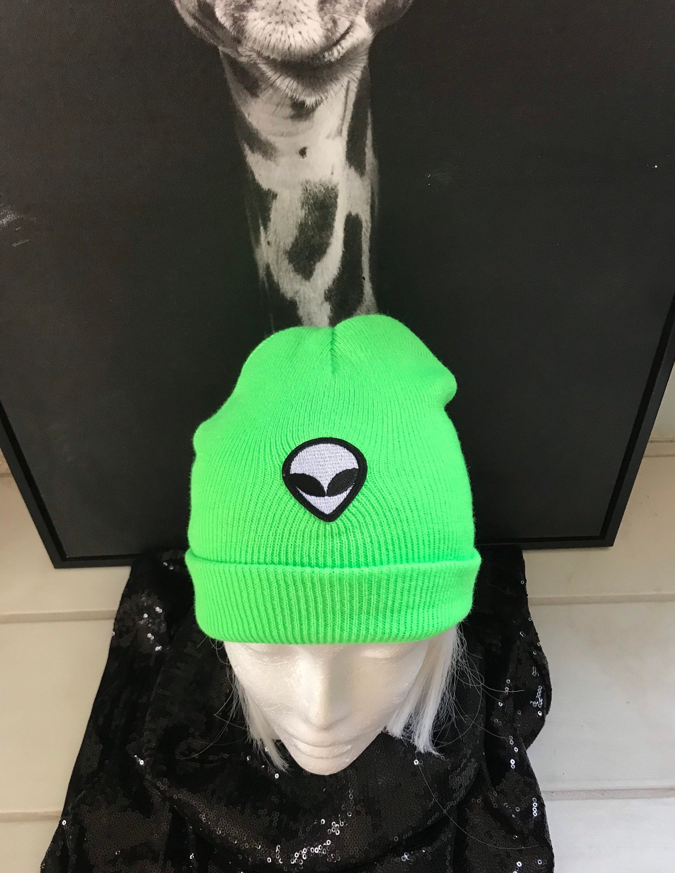 Green alien beanie Clearance