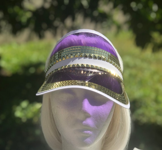 Purple Disco Festival Visor L Purple 