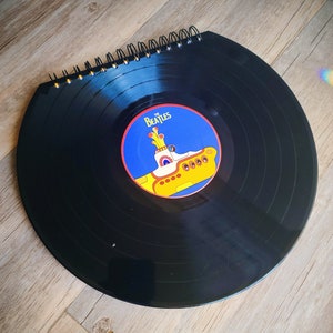 Kundenspezifische / personalisierte handgemachte Vinyl-Schallplatten-Notizbücher