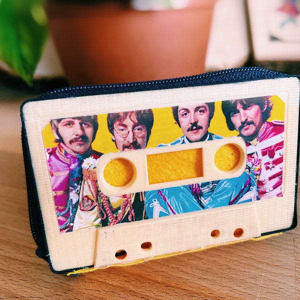 Cassette Tape Card Wallet The Beatles