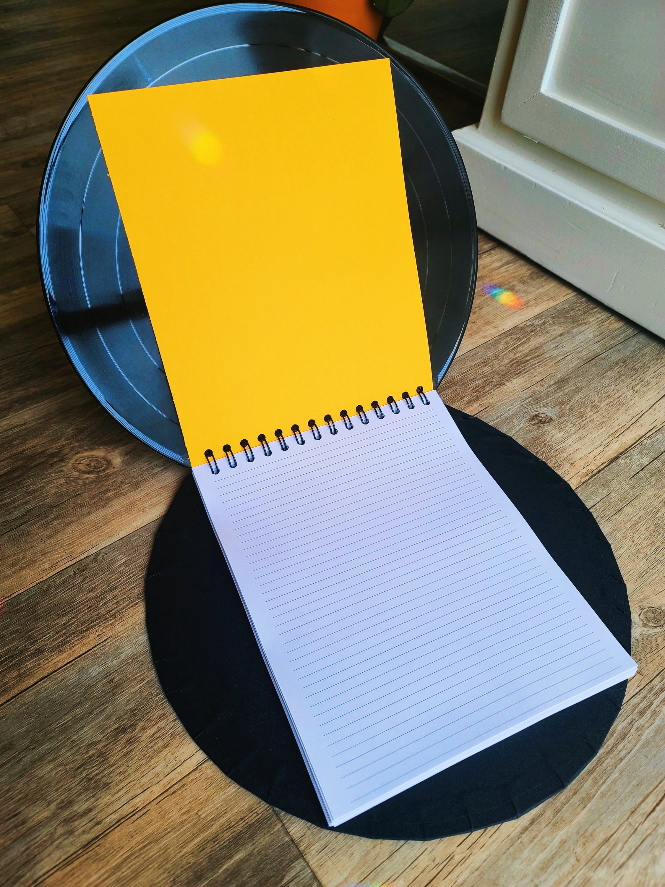 Vinyl Notebook Custom Handmade Vinyl Record Notebooks - Etsy