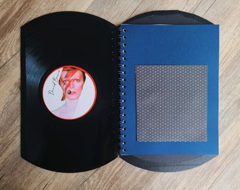 Custom Handmade Vinyl Record Notebooks