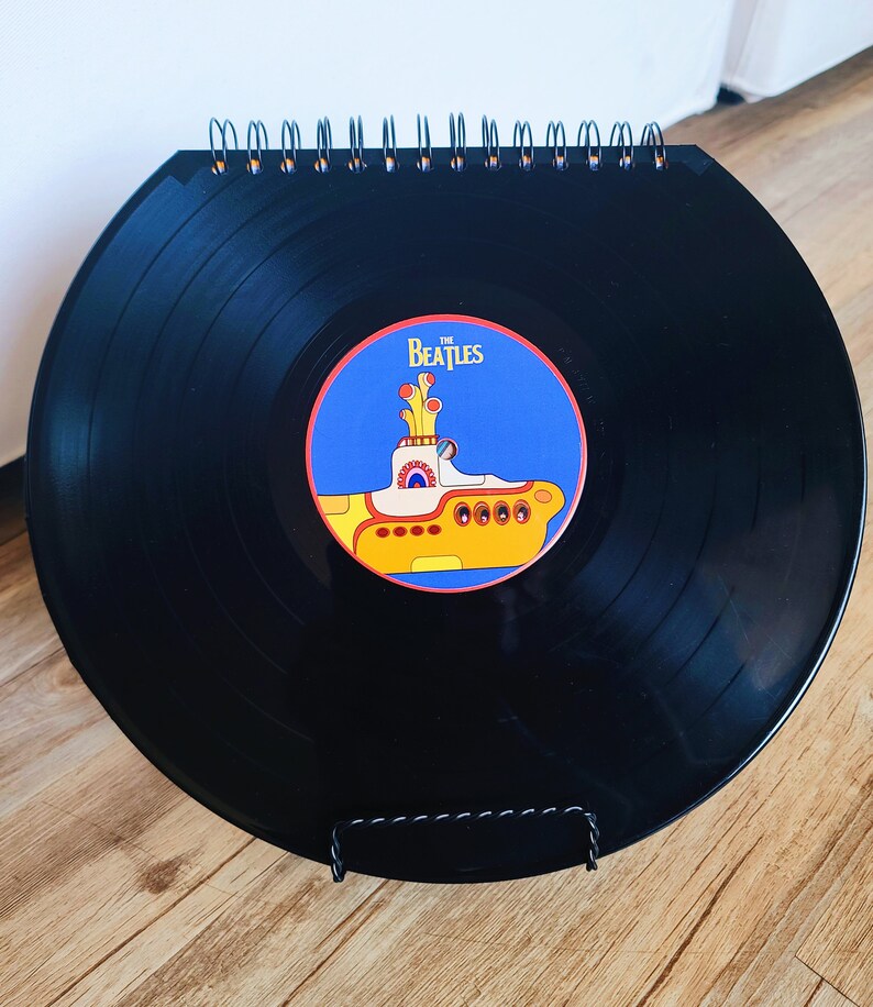 Vinyl Notebook Custom Handmade Vinyl Record Notebooks - Etsy