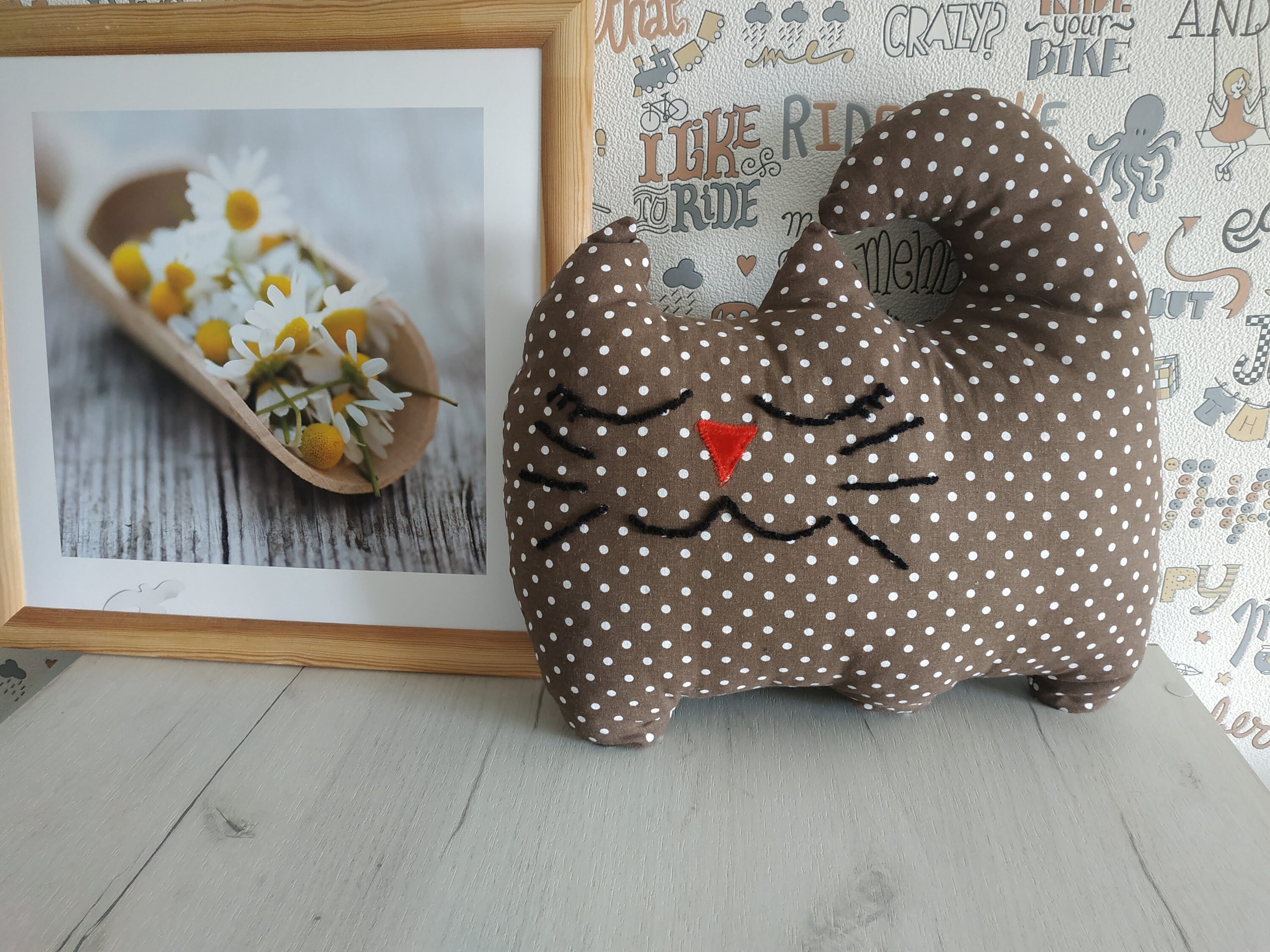 Sewing Pattern Cat Shaped Pillow With Curled Tail Cat Pillow Etsy