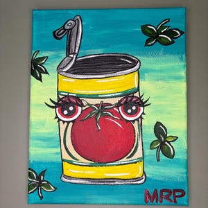 Saucy, Original Acrylic on Canvas