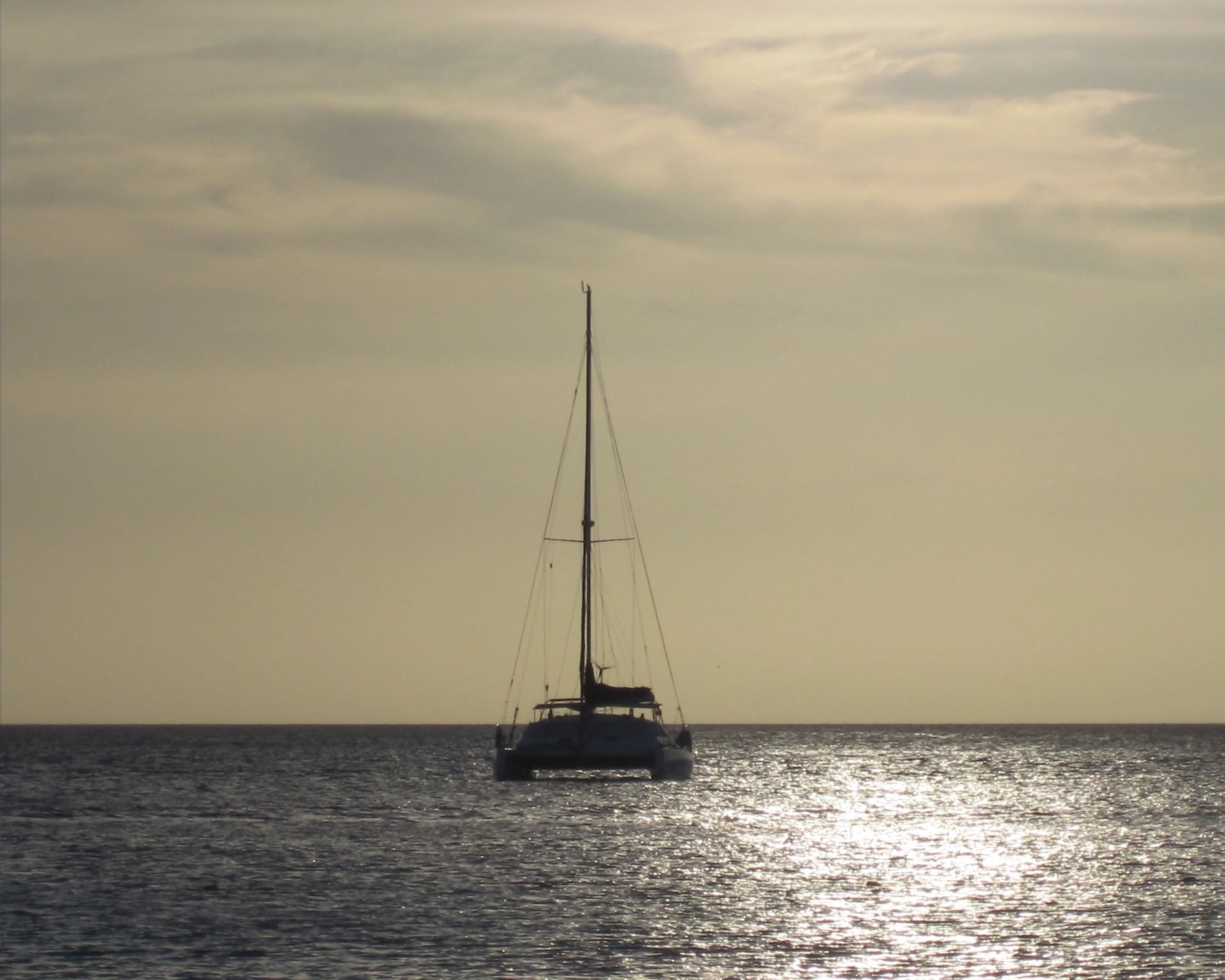 Beautiful Sailboat In The Peaceful Caribbean Ocean Etsy Beautiful Sailboat In The Peaceful Caribbean Ocean Etsy
