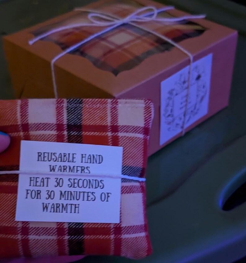 Corn Heating Pad Gift Set - Choose Fabric, Heavy Flannel Plaids - ClarkSisterSolace image 13
