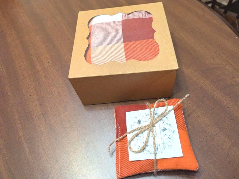Corn Heating Pad Gift Set - Choose Fabric, Heavy Flannel Plaids - ClarkSisterSolace image 4