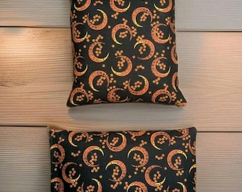 Celestial Heat Packs - Crescent Moons, Moon and Flowers, Lavender Heating Pad