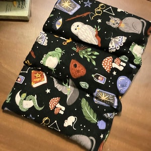 Magical Corn Heating Pad: Black Flannel, Lavender or Unscented