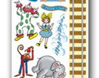 Petit moteur qui pourrait Scrapbook Sticker Sheet