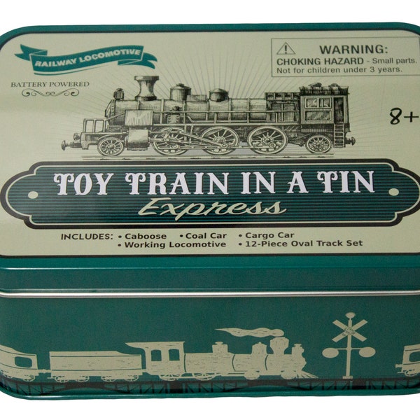 Toy Train In A Tin Box