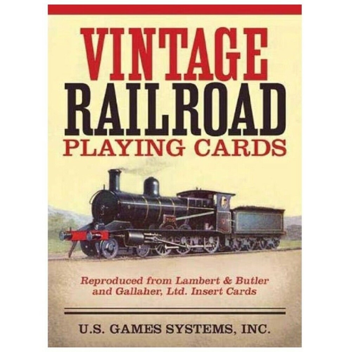 Vintage Railroad Playing Cards Etsy