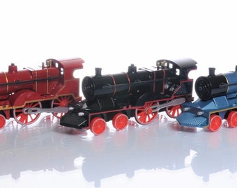 Classic Steam Locomotive Pull Back Train with Sounds(1pc)