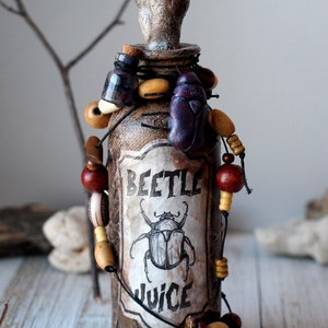 Magic Potion Whiskey Dekanter - Gothic Vampir Design, 17x11cm, Glas