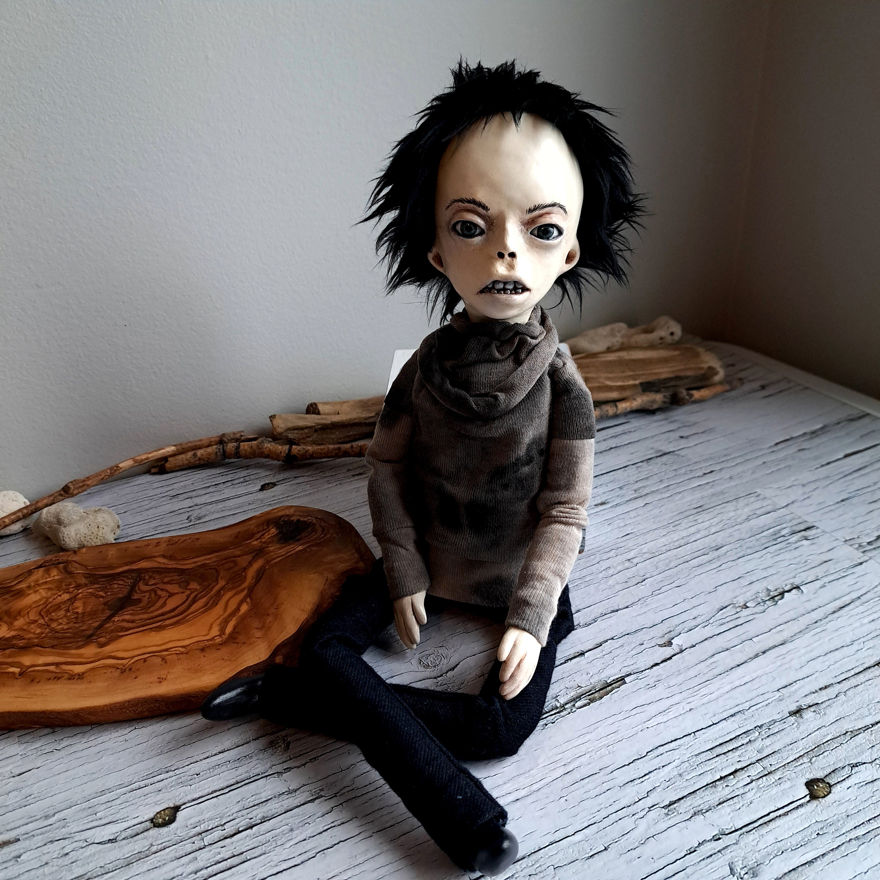 Handmade OOAK Art Doll, Doll Collector, Original Character, Art Gift for Her, Clay Doll Original Character, Boy Doll, Moody Misfits - Etsy Handmade OOAK Art Doll, Doll Collector, Original Character, Art Gift for Her, Clay Doll Original Character, Boy Doll, Moody Misfits - Etsy