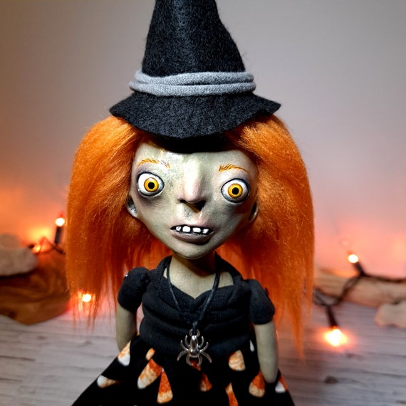 Collectible halloween witch dolls sale