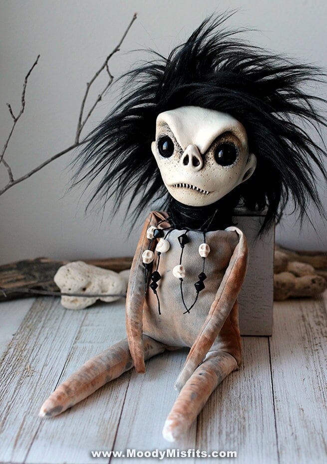 Creepy doll artist on sale
