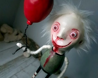 不気味でキュートなアート彫刻、ゴシックなホームデコレーション