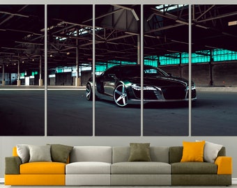 Audi Leinwand Etsy