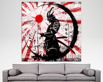 Samurai Wall Art Etsy