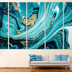 Abstract marble art Large canvas art Marble canvas decor Marble canvas print