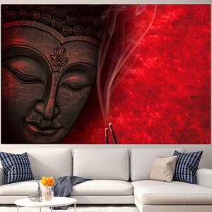 Buddha art print Meditation art print Buddha wall decor Religious art Buddha home decor