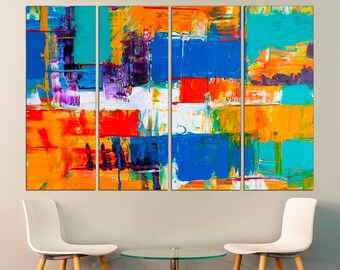 Abstract print Oversized wall art Abstract art print Large canvas art Abstract watercolor Living room wall art