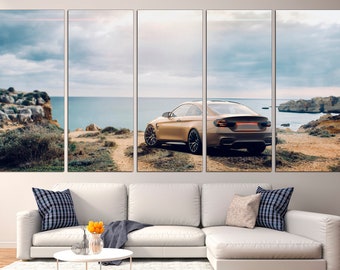 BMW 7 Series Car Canvas Art BMW Poster Large Canvas Art BMW Wall Art Car Wall Art