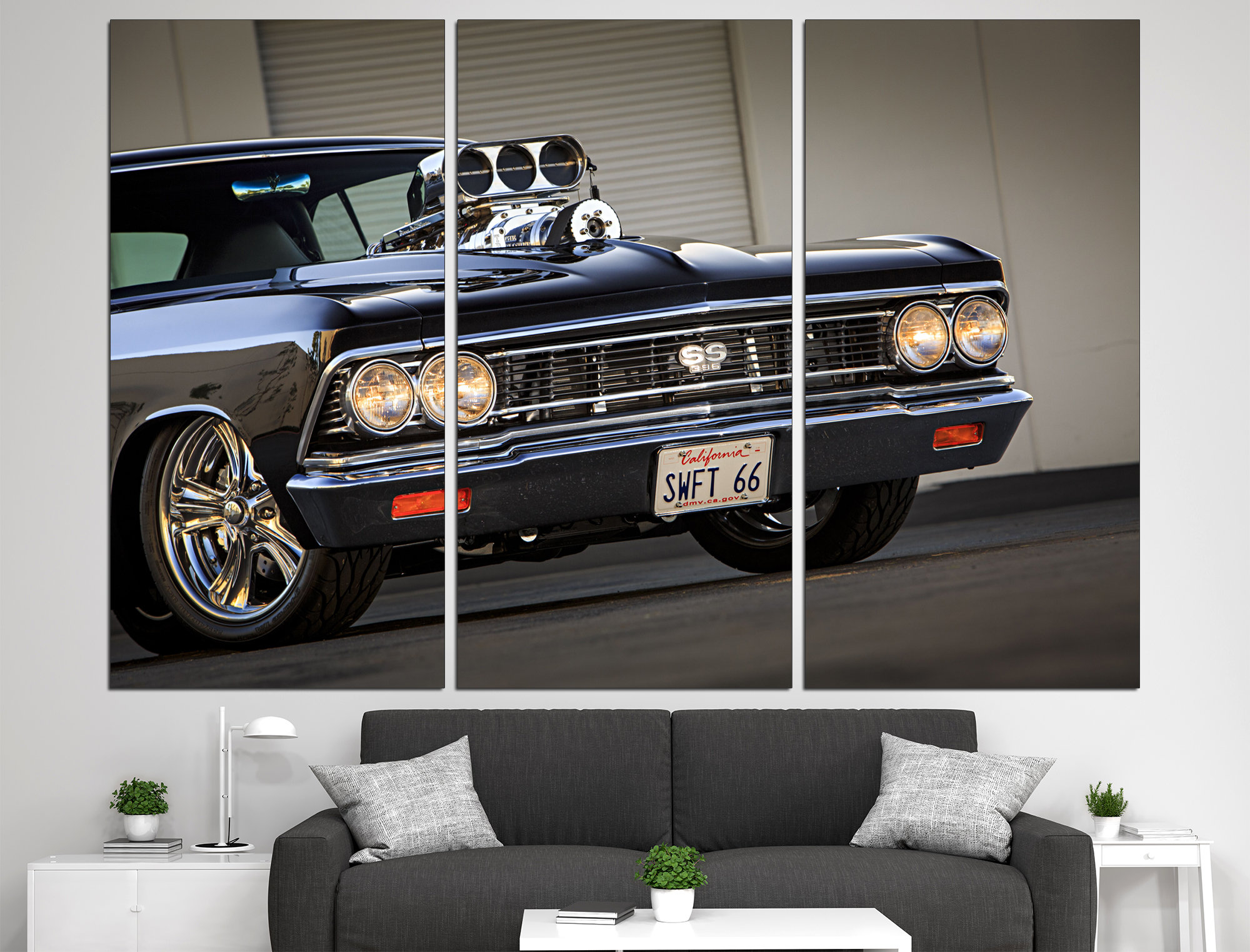 Cars 5 Panel Canvas - Etsy