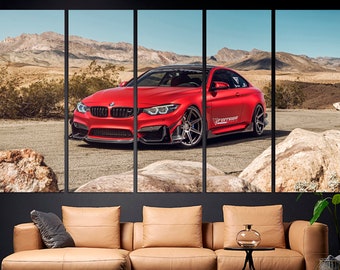 BMW Poster Extra Large Wall Art BMW Print BMW Wall Decor Auto Wall Art Supercar Wall Decor