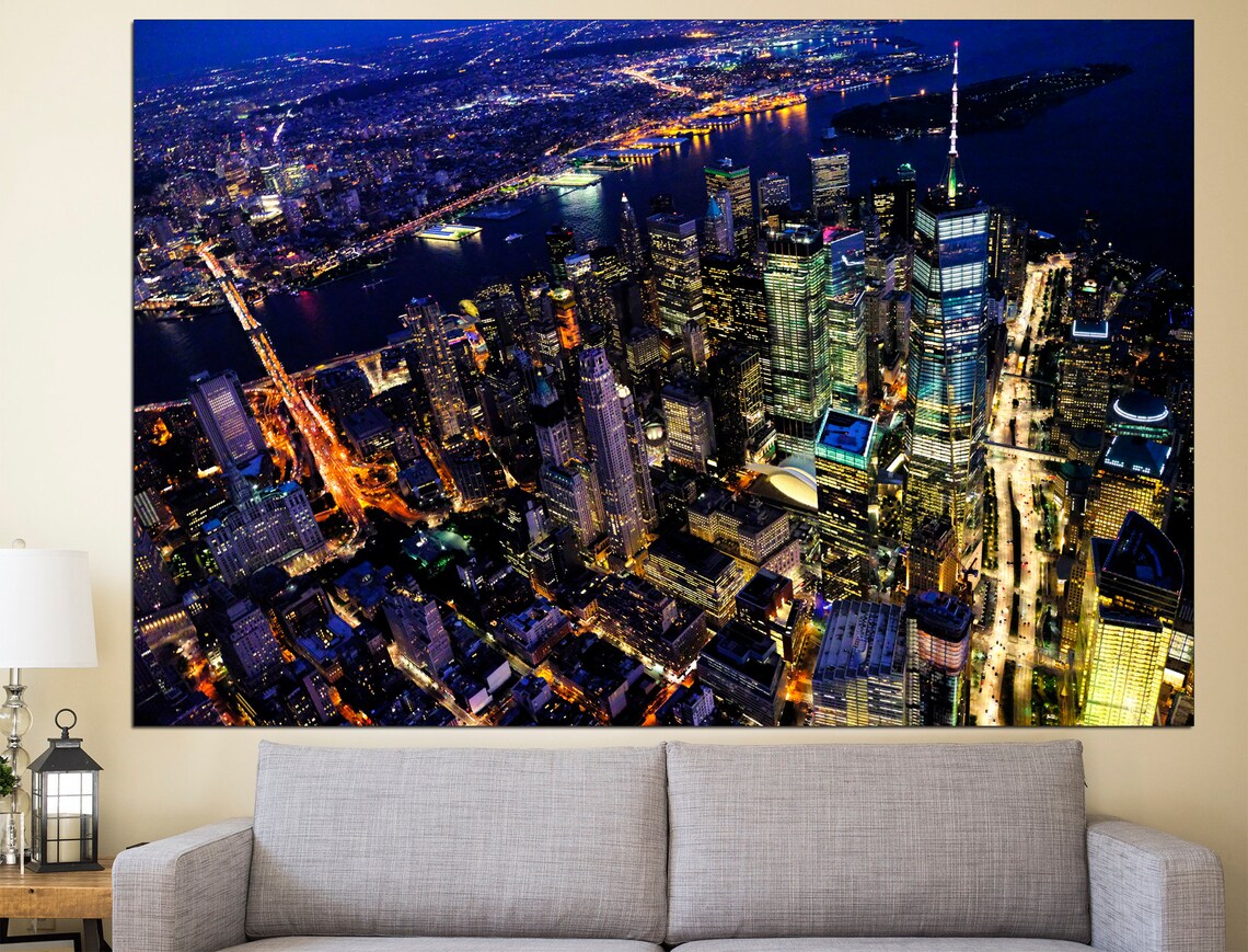 Manhattan Wall Art New York Wall Art Manhattan Print New York Etsy