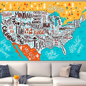 USA Karte USA Karte USA Map Landkarte