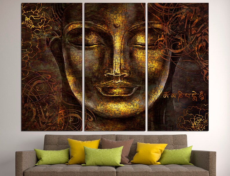 Buddha Art Print Yoga Studio Art Buddha Print Meditation Art Print ...