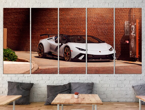 Lamborghini wall art Sport car poster Lamborghini print Supercar wall art Lamborghini car art Automotive art