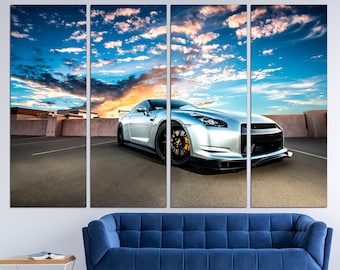 Nissan Canvas Nissan Wall Art Car Canvas Art Auto Wall Art Nissan Print Nissan Poster Nissan