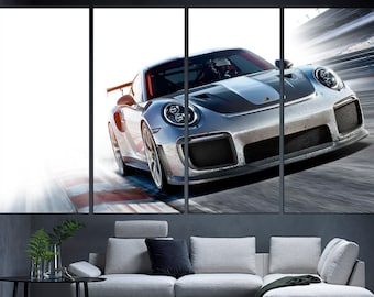 Porsche Poster Porsche Room Decor Porsche Wall Art Automotive Art Porsche Print Porsche Wall Decor