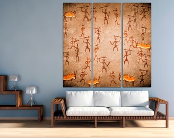 Tribal print Ethnic wall art African canvas art Ethnic wall decor Tribal nursery decor