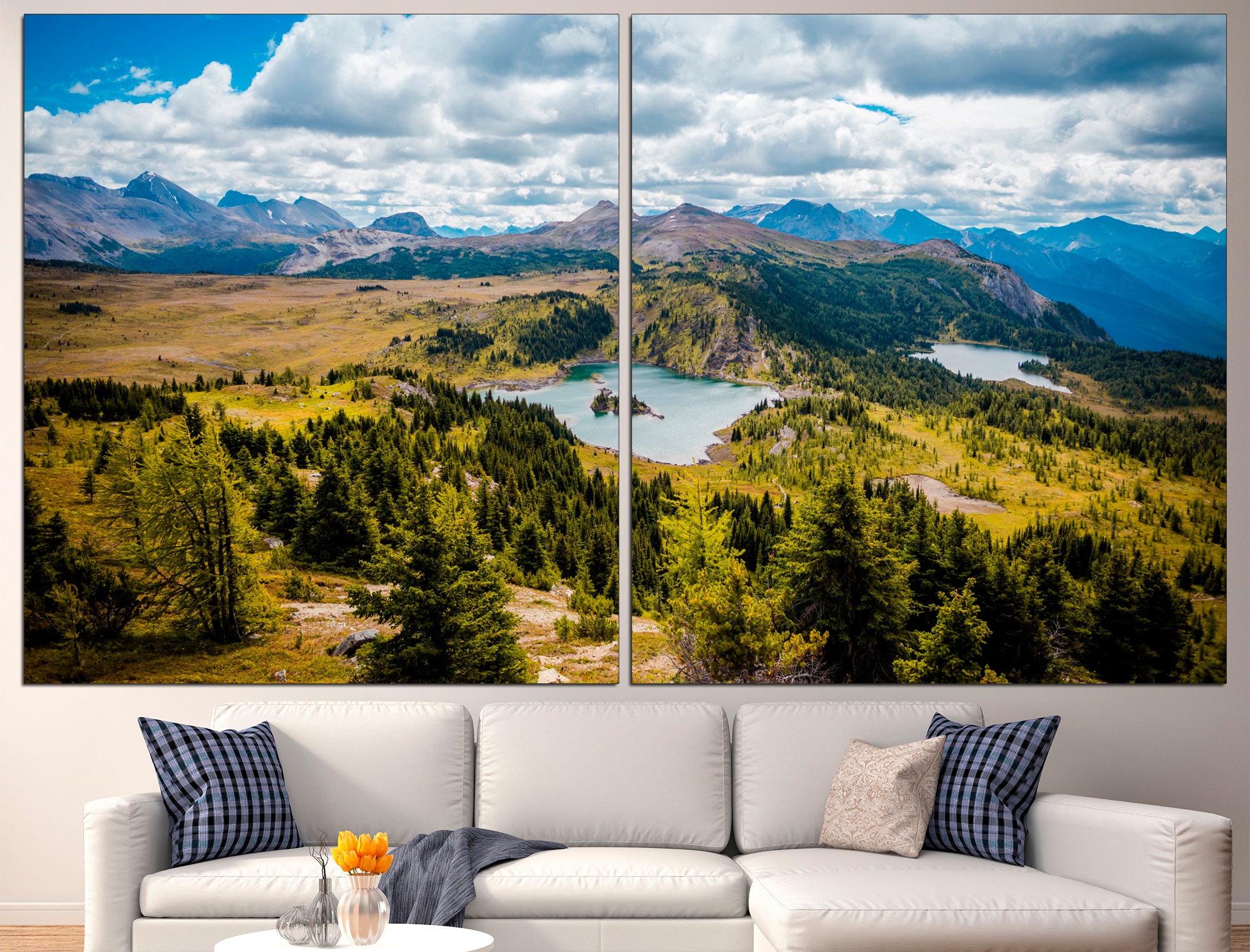 Mountain Lake Print Mountain Poster Landscape Print Lake Wall Art Lake ...