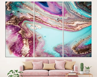 Gold Marble Art Rose Gold Marble Abstract Marble Art Large Marble Canvas