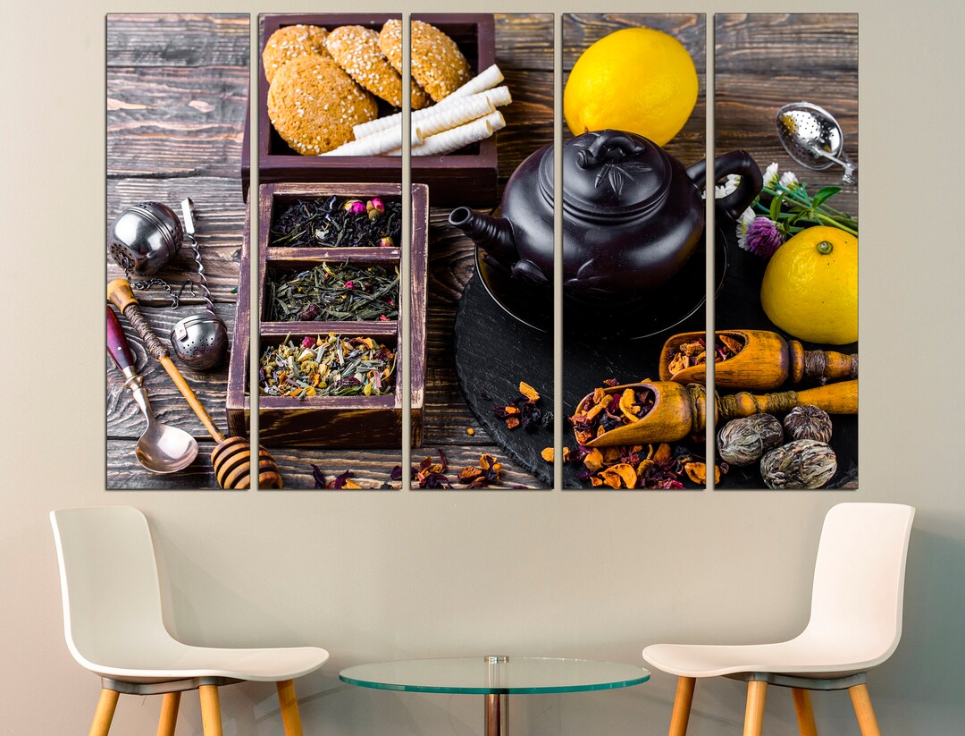 Tea Wall Art Kitchen Wall Decor Tea Art Print Dining Room - Etsy