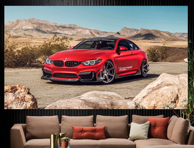 BMW Poster Extra Large Wall Art BMW Print BMW Wall Decor Auto - Etsy