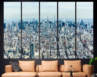 New York Skyline Manhattan Wall Art New York Poster Manhattan Print New York Photography NYC wall art