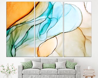 Abstract marble art Contemporary prints Large wall art Abstract wall decor Neutral wall art Colorful wall art