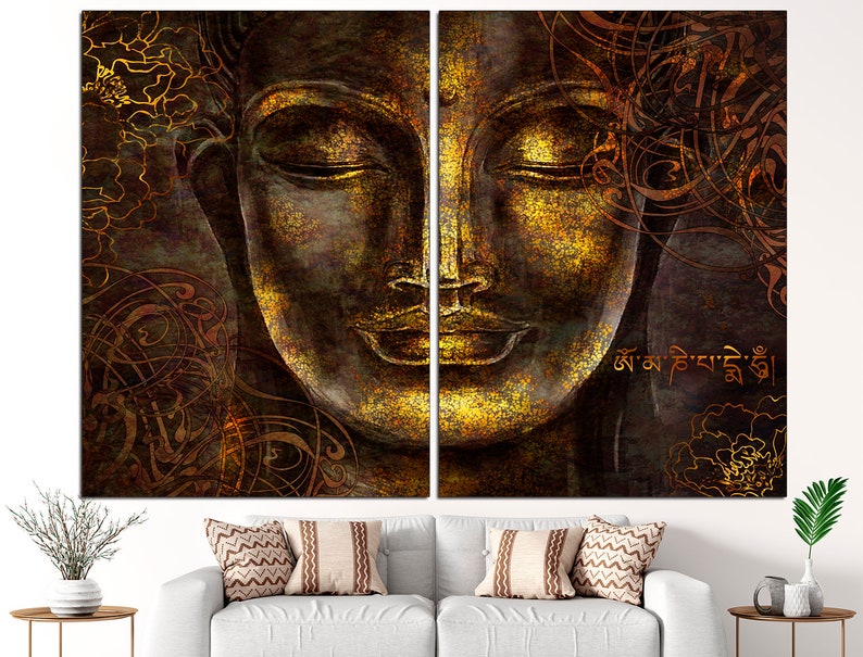 Buddha Art Print Yoga Studio Art Buddha Print Meditation Art Print ...