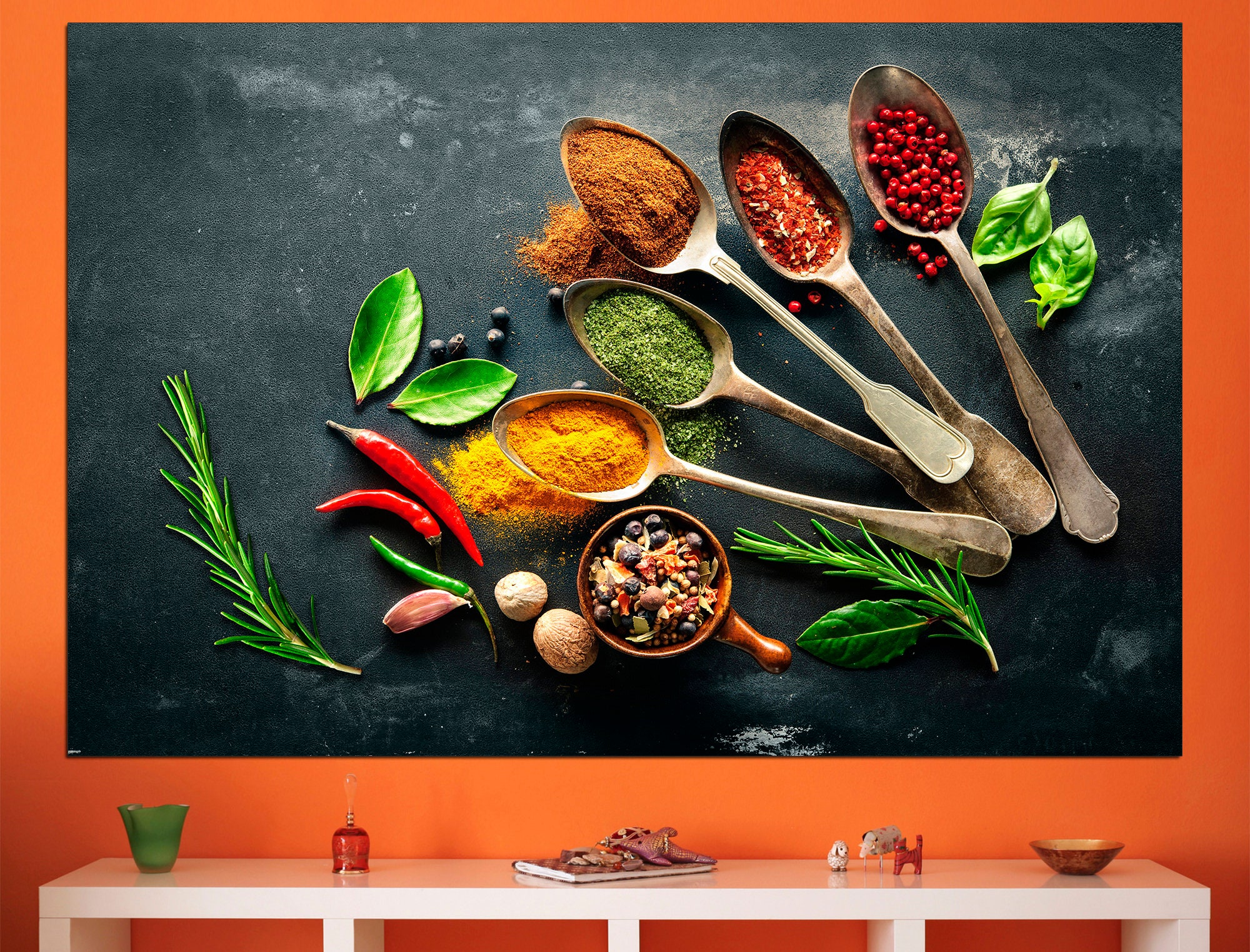 Colorful Kitchen Art Triptych Wall Art Kitchen Poster Dining Etsy