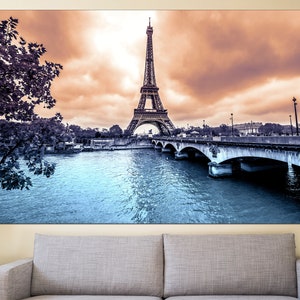 Paris Wall Art Eiffel Tower Art Paris Print Paris Poster Paris Home Decor Paris Photo Art